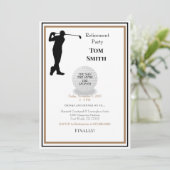 Invitation Le golf dans mon futur parti de retraite II (Debout devant)