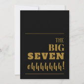 Invitation Le grand 70 Black Gold Anniversaire (Devant)