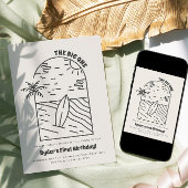 Invitation Le grand | Anniversaire du 1er Surf de plage du ga