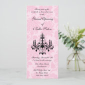 Invitation Le Grand Damas victorien, rose (Debout devant)