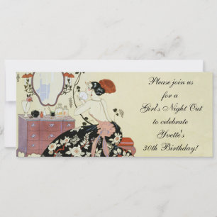 Invitation Le Grand Decolletage par George Barbier, Art Déco