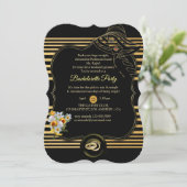 Invitation Le Grand Gatsby Bachelorette Party (Debout devant)