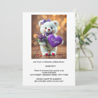 Invitation Le grand jour de Little One"