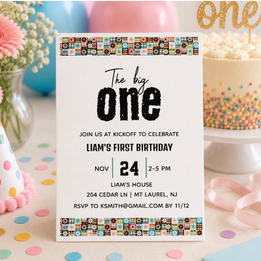 Invitation Le grand premier anniversaire
