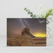Invitation Le Grand Sphinx De Gizeh (Debout devant)