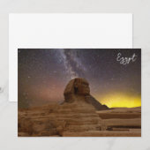 Invitation Le Grand Sphinx De Gizeh (Devant / Derrière)