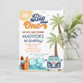 Invitation Le grand Surf à l'invitation d'anniversaire (Debout devant)