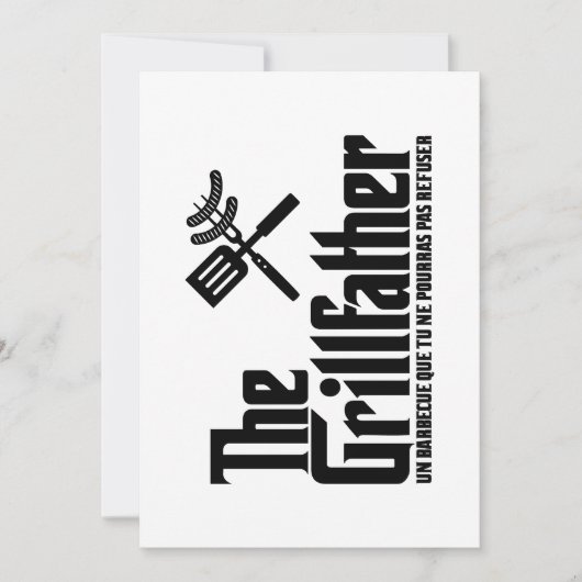 Invitation Le Grillfather (Devant)