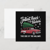 Invitation Le groupe de professeurs le plus joyeux de ce côté (Devant / Derrière)