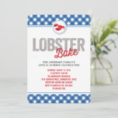 Invitation Le homard bleu de contrôles font la partie (Debout devant)