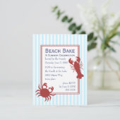 Invitation le homard et le crabe (Debout devant)