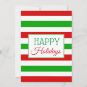 Invitation Le houx part de l'invitation de déjeuner de Noël (Dos)