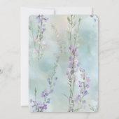 Invitation Le Jardin (jardin) Jolie Fête des mariées fleurie (Dos)