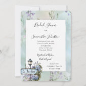 Invitation Le Jardin (jardin) Jolie Fête des mariées fleurie (Devant)