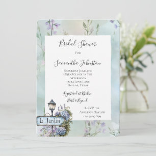 Invitation Le Jardin (jardin) Jolie Fête des mariées fleurie