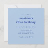 Invitation Le jetpack de Rocket Hippo (Dos)