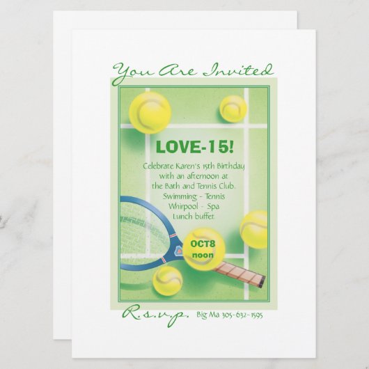 Invitation Le Jeu animé © (Devant / Derrière)