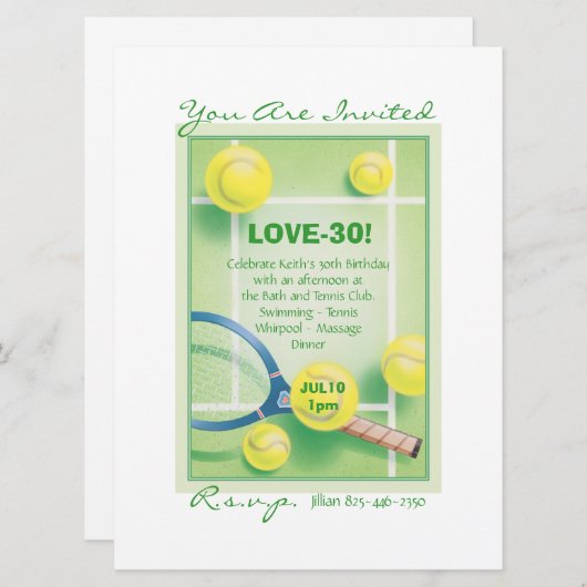 Invitation Le Jeu animé © (Devant / Derrière)