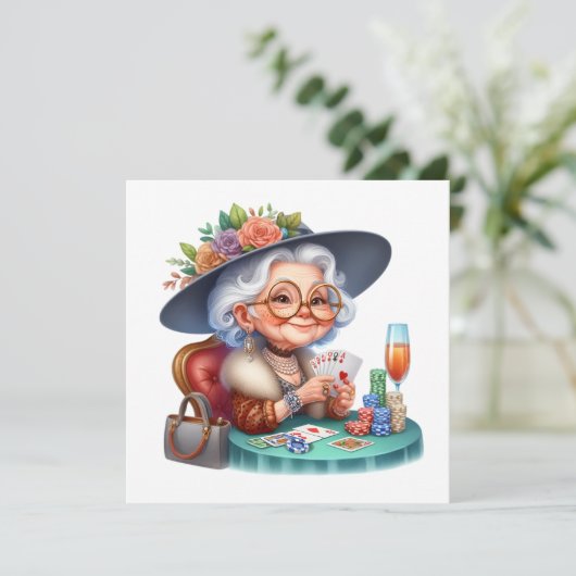 Invitation Le jeu est activé (Debout devant)