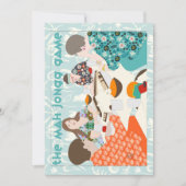 Invitation Le jeu Mah Jongg (Devant)