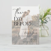 Invitation Le Jour Avant Le Déjeuner De La Répétition Mariage (Debout devant)