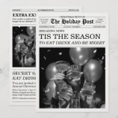 Invitation Le Journal de la Presse des Fêtes C'est La saison (Devant / Derrière)