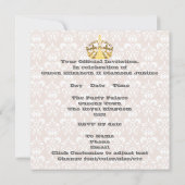 Invitation Le jubilé de diamants de Queens (Dos)