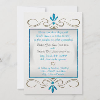 Invitation Le judaïsme fleurit la cérémonie Mariage juive
