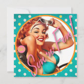 Invitation Le kitsch Bitsch : Amusement de Sun "n" (Devant)