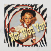 Invitation Le Kitsch Bitsch : Cowgirl Pas Encore Mal ! (Devant / Derrière)