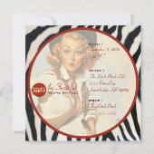 Invitation Le Kitsch Bitsch : Cowgirl Pas Encore Mal ! (Dos)