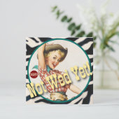 Invitation Le Kitsch Bitsch : Cowgirl Pas Encore Mal ! (Debout devant)