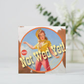 Invitation Le Kitsch Bitsch : Cowgirl Pas Encore Mal ! (Debout devant)
