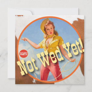 Invitation Le Kitsch Bitsch : Cowgirl Pas Encore Mal !