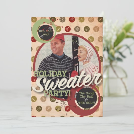 Invitation Le Kitsch Bitsch : Fête des Chandails de Noël ! (Debout devant)