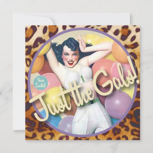 Invitation Le Kitsch Bitsch : Juste Les Gales ! (Devant)