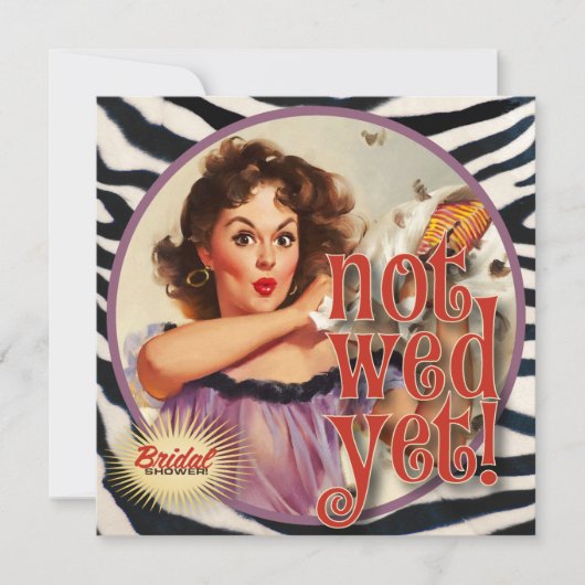 Invitation Le kitsch Bitsch : Ne pas épouser encore ! Fête de (Devant)