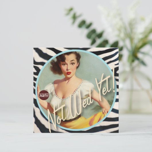 Invitation Le Kitsch Bitsch : Pas encore mariés ! (Debout devant)