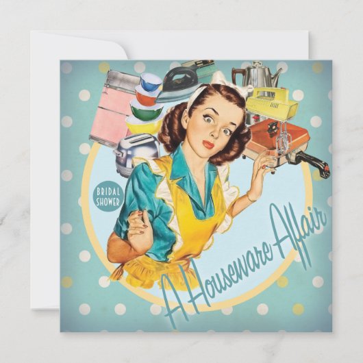 Invitation Le Kitsch Bitsch : Un show nuptial de la ménagère (Devant)