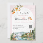 Invitation Le lac de Côme Italie | Anniversaire du week-end (Devant)