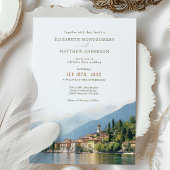 Invitation Le Lac de Côme Italie Destination Mariage Invitati