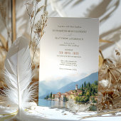 Invitation Le Lac de Côme Italie Destination Mariage Invitati