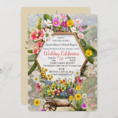 Invitation Le langage des fleurs (Devant / Derrière)