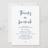 Invitation Le Lendemain, Brunch d'Après Mariage (Devant)