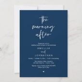 Invitation Le lendemain, brunch moderne d'après-mariage (Devant)