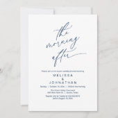 Invitation Le Lendemain, Brunch Romantique de Mariage (Devant)