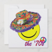 Invitation Le les années 70 (Devant)