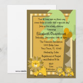 Invitation Le lion de bébé de jungle jumelle le safari de zoo (Devant / Derrière)