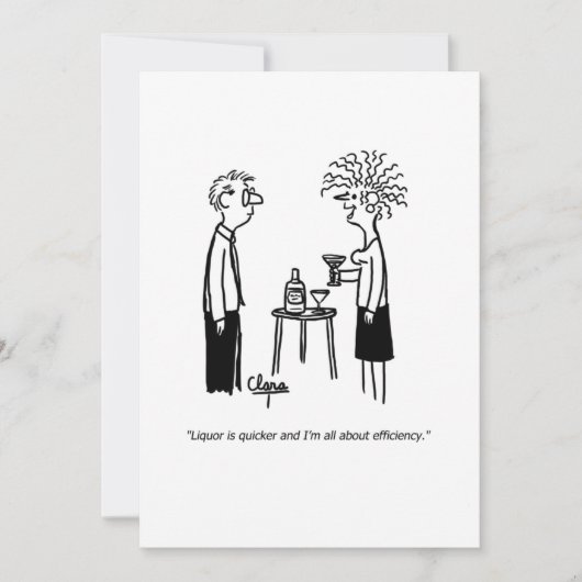 Invitation Le Liquor est le Nouvel An plus rapide (Devant)