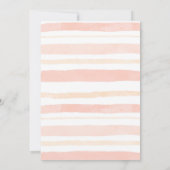 Invitation Le Little Peach moderne est en route Baby shower (Dos)